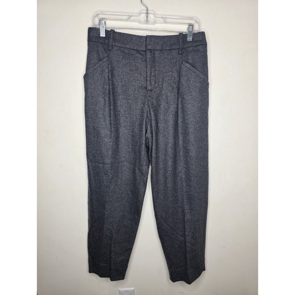 NWT Banana Republic grey wool blend pleated dress pants - 10 - career office